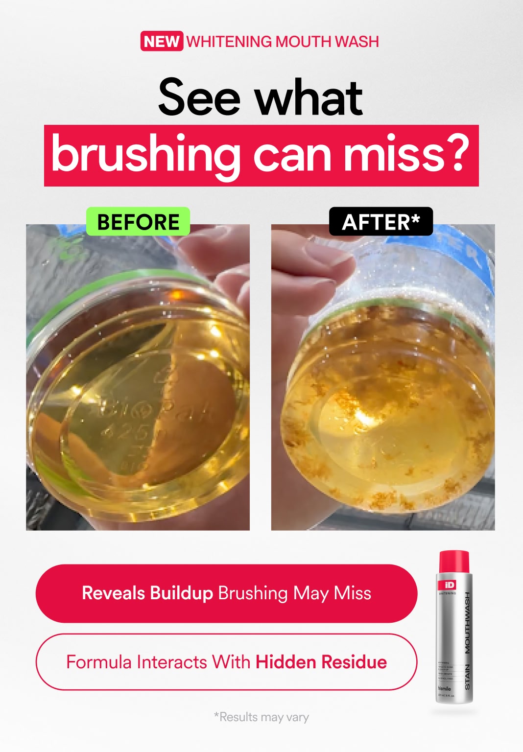 Buy 2 Get 1 Free - iD Stain Whitening Mouthwash